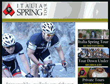 Tablet Screenshot of italiaspringtour.com